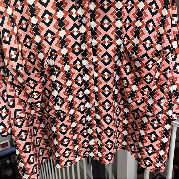 🔥Nina Parker🔥 NWT Trendy Plus Size Button-Front Cropped Top  Size 4X - Picture 6 of 13